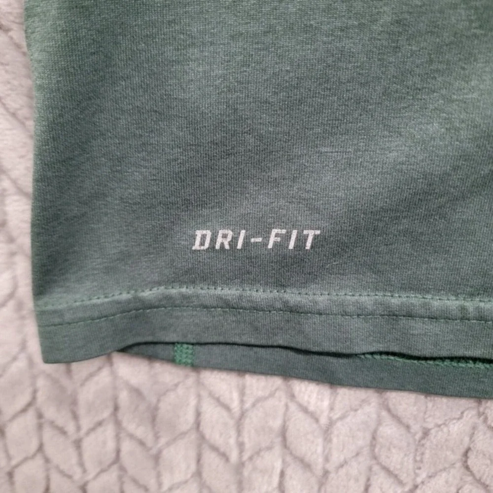 2 NCAA Miami Hurricanes Green T Shirt Size Small Nike The U Football‎ Dri-Fit